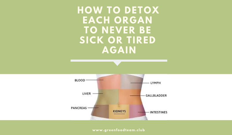 How To Detox Each Organ To Never Be Sick Or Tired Again
